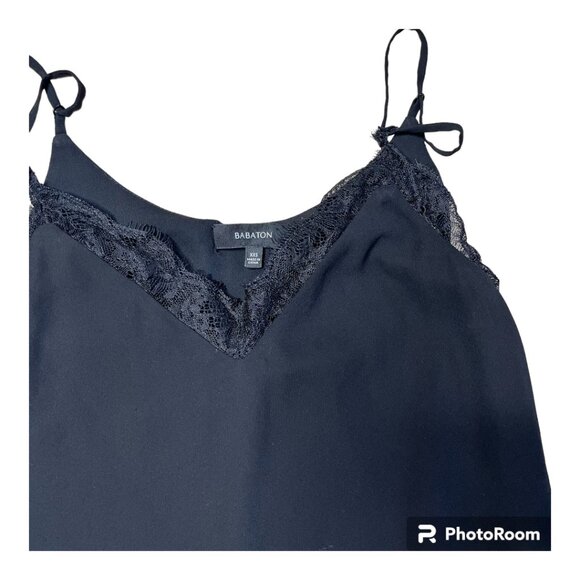 Aritzia Babaton lacy slip dress black XXS - Picture 2 of 5